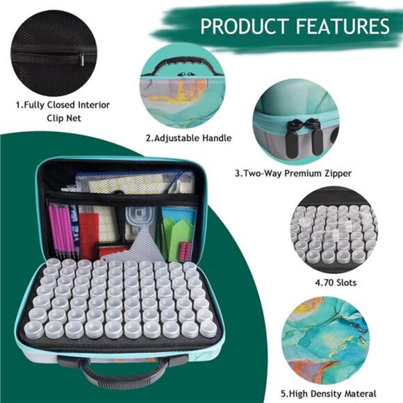 70 Slots Diamond Painting Storage Containers, 5d Diamond Art Accessories - Picture 2 of 8